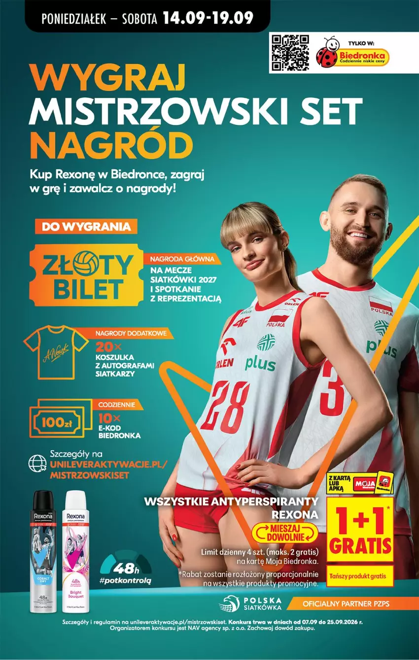 Gazetka promocyjna Biedronka - Od Poniedziałku - ważna 14.09 do 19.09.2026 - strona 82 - produkty: Gra, Mecze, Por, Siatka