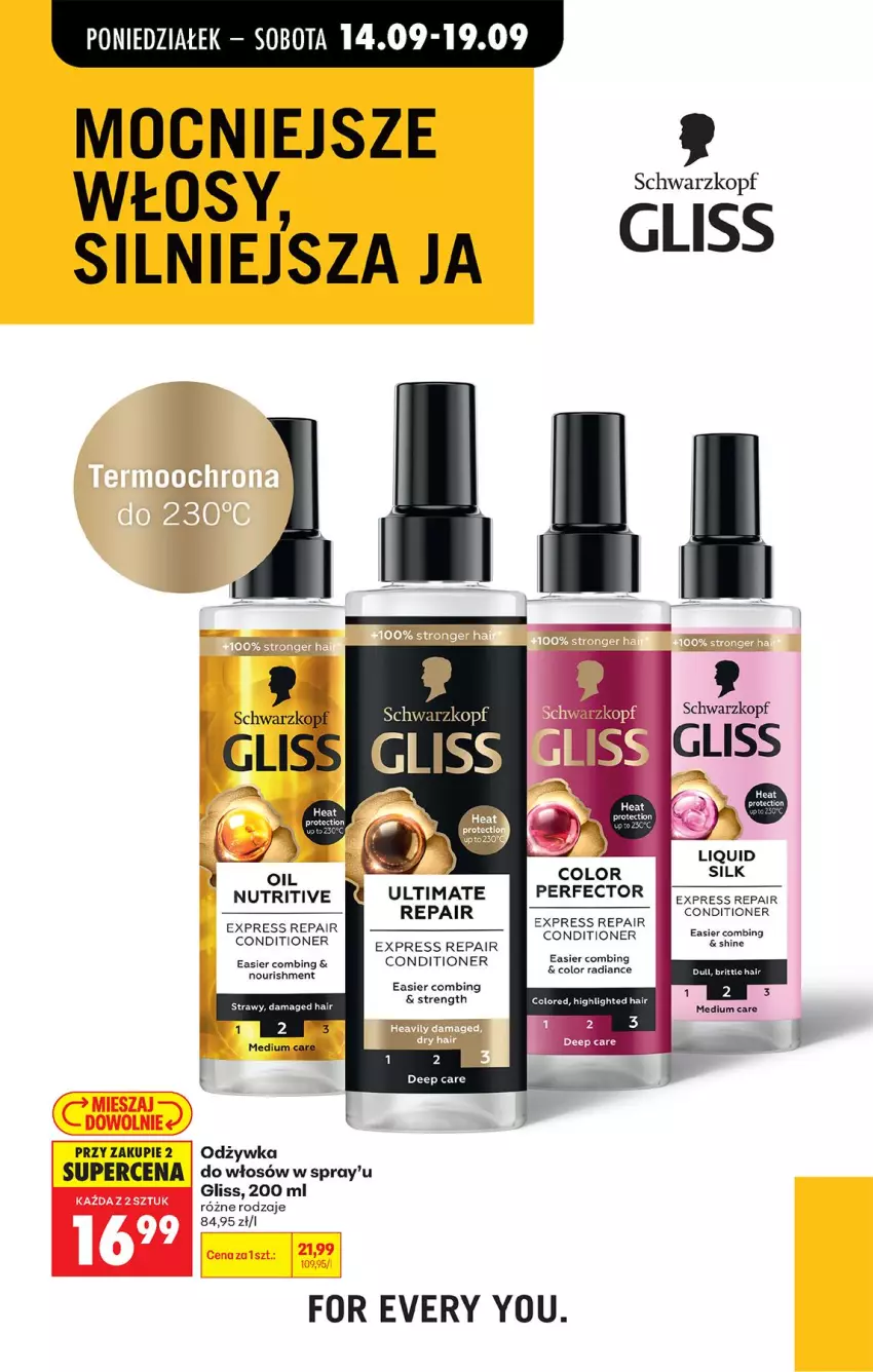 Gazetka promocyjna Biedronka - Od Poniedziałku - ważna 14.09 do 19.09.2026 - strona 83 - produkty: Fa, Odżywka, Schwarzkopf, Ser