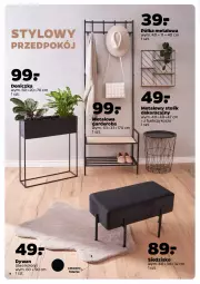 Gazetka promocyjna Netto - Gazetka non food - Gazetka - ważna od 18.09 do 18.09.2021 - strona 4 - produkty: Stolik, Kosz, Półka, Siedzisko, Dywan