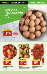 Gazetka promocyjna Biedronka - Od Poniedziałku - Gazetka - ważna od 19.04 do 19.04.2025 - strona 20 - produkty: Jonagold, Pomidorki, Kiwi, Ziemniaki