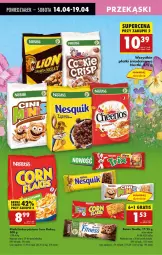 Gazetka promocyjna Biedronka - Od Poniedziałku - Gazetka - ważna od 19.04 do 19.04.2025 - strona 52 - produkty: Corn flakes, Nesquik, Baton