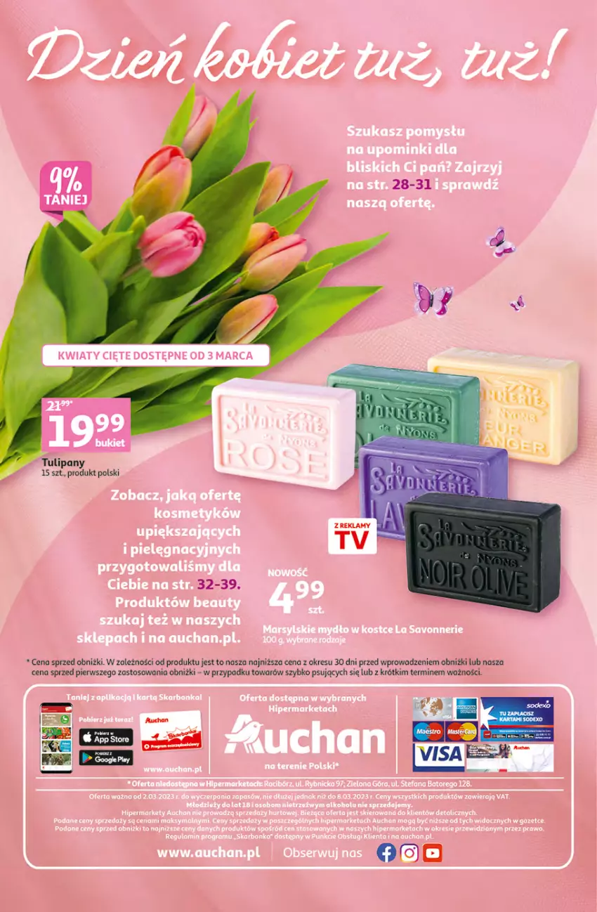 Gazetka promocyjna Auchan - Gazetka Rewelacje na Dzień Kobiet Hipermarket Auchan - ważna 02.03 do 08.03.2023 - strona 40 - produkty: O nas