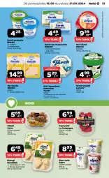 Gazetka promocyjna Netto - Netto Gazetka Food 38/24A - Gazetka - ważna od 21.09 do 21.09.2024 - strona 13 - produkty: Serek wiejski, Serek puszysty, Pierogi, Ser, Oliwki, Kawa, Tofu, Wałek, Serek, Camembert, Gouda, Alpro, Fa