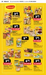Gazetka promocyjna Netto - Netto Gazetka Food 38/24A - Gazetka - ważna od 21.09 do 21.09.2024 - strona 20 - produkty: Sos, Zupa, Bulion, Winiary, Lion, Wiko