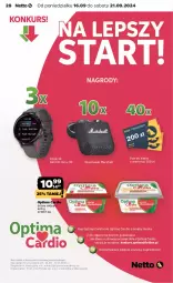 Gazetka promocyjna Netto - Netto Gazetka Food 38/24A - Gazetka - ważna od 21.09 do 21.09.2024 - strona 28 - produkty: Optima Cardio, Optima