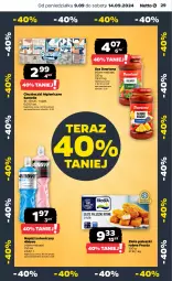 Gazetka promocyjna Netto - Netto Gazetka Food 38/24A - Gazetka - ważna od 21.09 do 21.09.2024 - strona 29 - produkty: Dawtona, Frosta, Sos, Paluszki rybne, Tera, Napój izotoniczny, Chusteczki, Napój