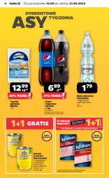 Gazetka promocyjna Netto - Netto Gazetka Food 38/24A - Gazetka - ważna od 21.09 do 21.09.2024 - strona 4 - produkty: Por, Gra, Pepsi max, Twaróg, Ananas, Mirinda, Kawa, Szynka, Pepsi, Sport, Twaróg półtłusty, Woda mineralna, Woda, Cisowianka