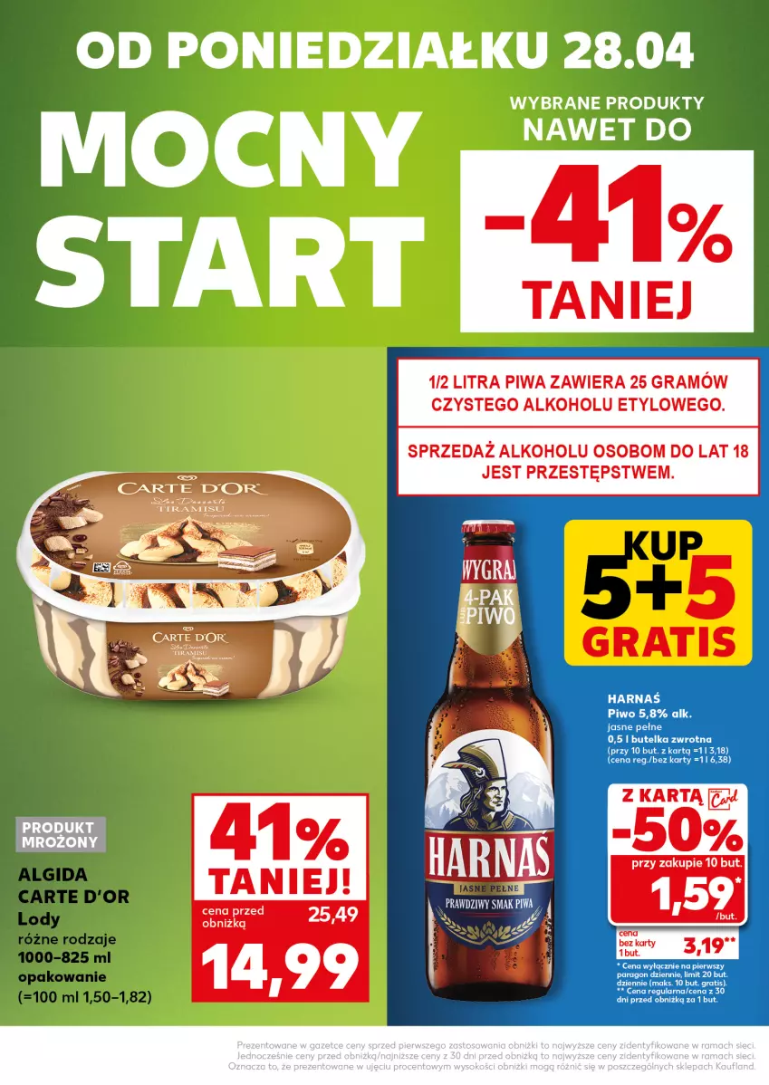 Gazetka promocyjna Kaufland - Mocny Start - ważna 28.04 do 29.04.2025 - strona 4 - produkty: Gra, Piwa