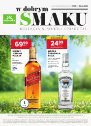 Gazetka promocyjna Stokrotka - W dobrym smaku - Market - Gazetka - ważna od 16.06 do 16.06.2025 - strona 1 - produkty: Koc, Johnnie Walker, Optima, Wódka, Whisky