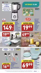 Gazetka promocyjna Aldi - Zaplanuj zakupy wcześniej - Gazetka - ważna od 03.09 do 03.09.2022 - strona 3 - produkty: Sok, Ser, Dzbanek, Blender, Pojemnik, Taca, Karafka, Talerz, Dzieci, Nuty, Danio, Owoce, Zestaw sztućców, Deser, Pokrywa
