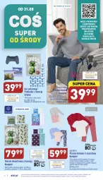 Gazetka promocyjna Aldi - Zaplanuj zakupy wcześniej - Gazetka - ważna od 03.09 do 03.09.2022 - strona 6 - produkty: Koc, Pościel, Pościel dwustronna, Kosz, T-shirt, Poszewka, Koszulka, Wełna, Spodnie, Poduszka, Piżama, Queentex