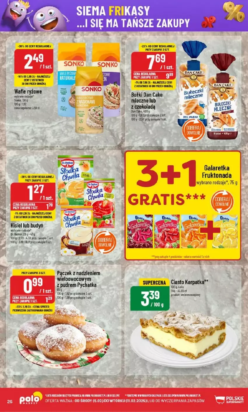 Gazetka promocyjna PoloMarket - ważna 05.02 do 11.02.2025 - strona 19 - produkty: Budyń, Dan Cake, Fa, Gala, Galaretka, Karp, Kisiel