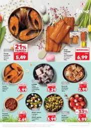 Gazetka promocyjna Kaufland - Kaufland - Gazetka - ważna od 04.04 do 04.04.2026 - strona 7 - produkty: Oliwki zielone, Sos, Ser, Oliwki, Zupa, Pstrąg, Koreczki śledziowe, Oliwki czarne, Suszone pomidory, Olej, Pomidory, Lisner, Pstrąg łososiowy