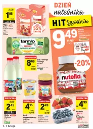 Gazetka promocyjna Intermarche - Gazetka promocyjna - Gazetka - ważna od 07.02 do 07.02.2022 - strona 19 - produkty: Nutella, Ser, Borówka, Jaja, Dżem, Serek homogenizowany, Serek, Mąka, Ferrero, Jaja z wolnego wybiegu, Mleko, Fa