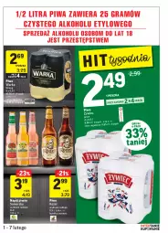Gazetka promocyjna Intermarche - Gazetka promocyjna - Gazetka - ważna od 07.02 do 07.02.2022 - strona 29 - produkty: Piwa, Piwo, Gra, Somersby, Warka, Napój, Kozel