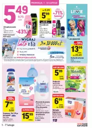 Gazetka promocyjna Intermarche - Gazetka promocyjna - Gazetka - ważna od 07.02 do 07.02.2022 - strona 31 - produkty: Płyn do prania, Płyn do kąpieli, Naturell, Bell, Dezodorant, Proszek do prania, Szampon, Podpaski, Bella, Wkładki, Farba do włosów, Naturella, Fa
