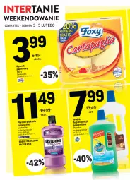 Gazetka promocyjna Intermarche - Gazetka promocyjna - Gazetka - ważna od 07.02 do 07.02.2022 - strona 37 - produkty: Listerine, Papier, Ręcznik, Foxy, Pronto