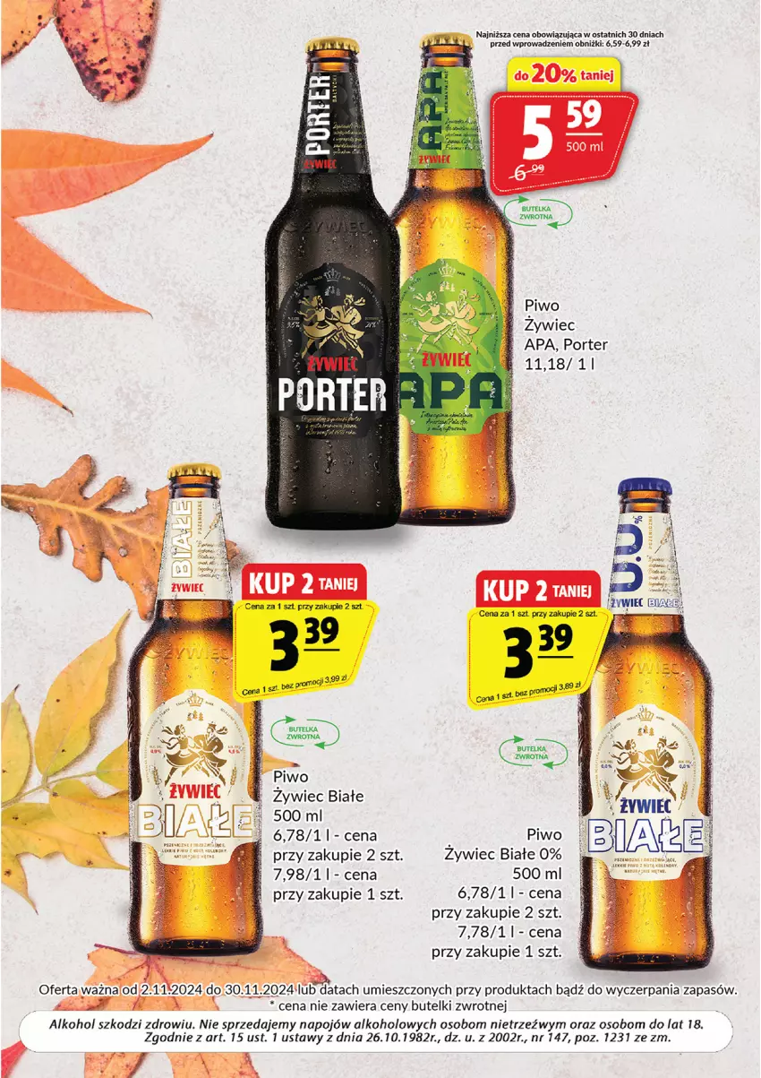 Gazetka promocyjna Prim Market - ważna 02.11 do 30.11.2024 - strona 6 - produkty: Piwo, Por