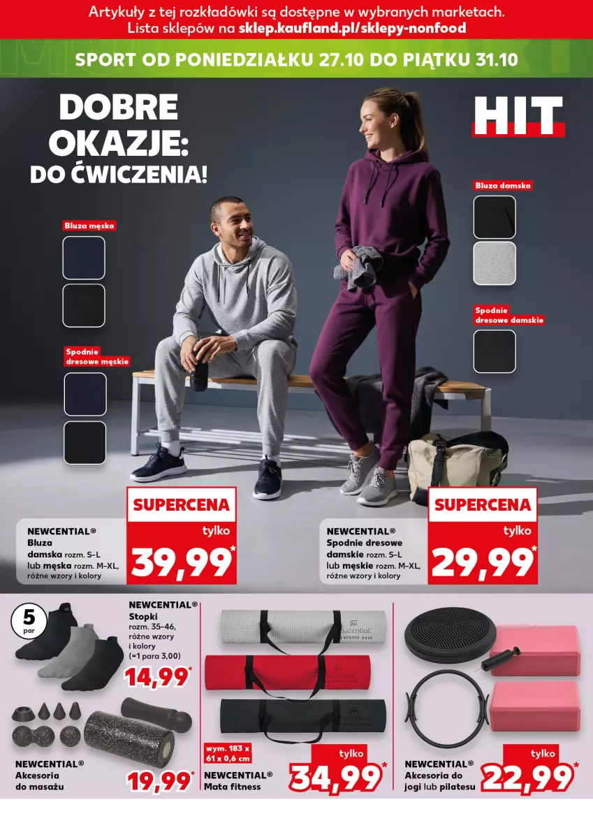 Gazetka promocyjna Kaufland - Kaufland - ważna 23.10 do 28.10.2025 - strona 18 - produkty: Bluza, Dres, Por, Spodnie, Spodnie dresowe, Sport, Top