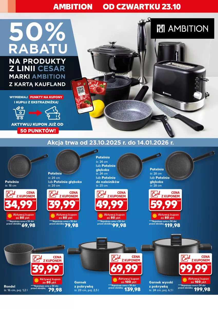 Gazetka promocyjna Kaufland - Kaufland - ważna 23.10 do 28.10.2025 - strona 8 - produkty: Ambition, Garnek, Patelnia, Rondel, Sok