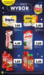 Gazetka promocyjna Lidl - GAZETKA - Gazetka - ważna od 19.11 do 19.11.2022 - strona 34 - produkty: Ketchup, Ser, Serek, Pilos, Danio, Pudliszki, Mleko, Fa