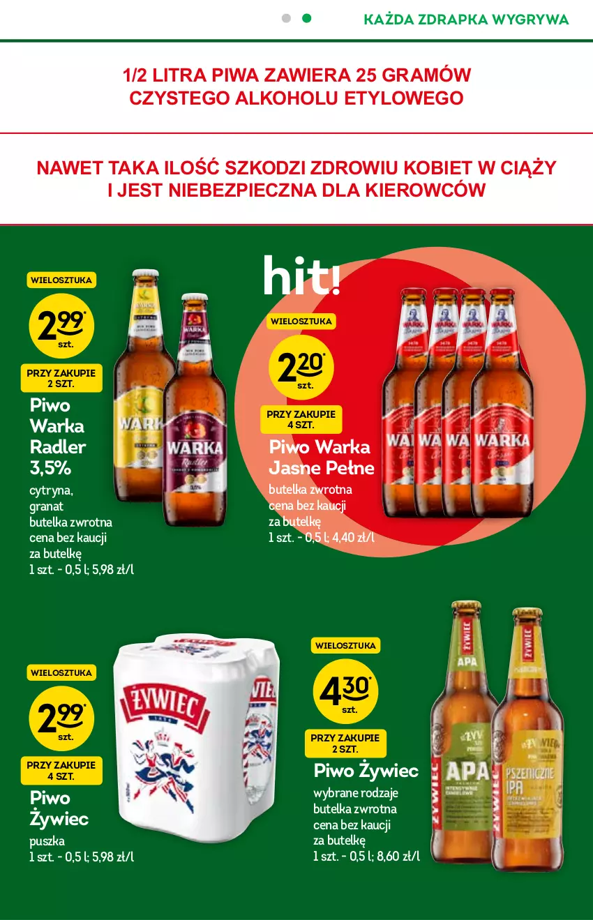 Gazetka promocyjna Żabka - ważna 23.06 do 06.07.2021 - strona 11 - produkty: Gra, Granat, Gry, Piec, Piwa, Piwo, Radler, Warka