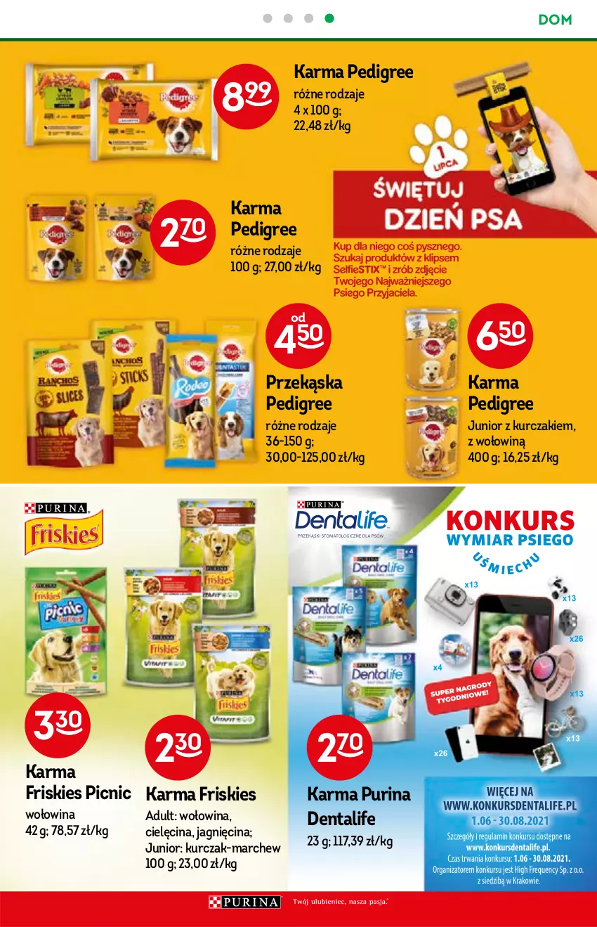 Gazetka promocyjna Żabka - ważna 23.06 do 06.07.2021 - strona 49 - produkty: Friskies, Kurczak, Pedigree, Pur, Purina, Wołowina