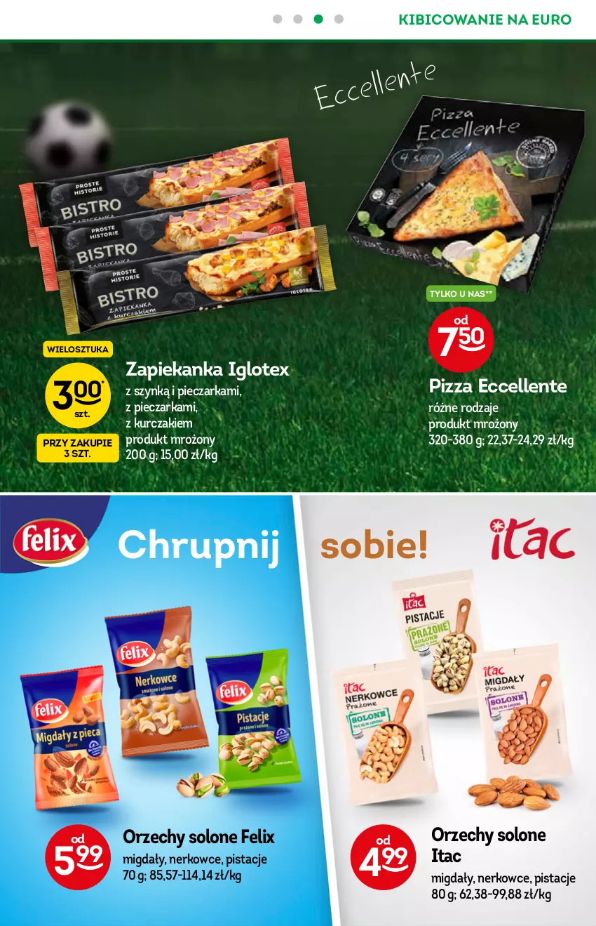 Gazetka promocyjna Żabka - ważna 23.06 do 06.07.2021 - strona 8 - produkty: BIC, Felix, Kurczak, Migdały, O nas, Piec, Pieczarka, Pistacje, Pizza, Zapiekanka