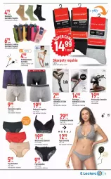 Gazetka promocyjna E Leclerc - Sylwester i Święta - Gazetka - ważna od 31.12 do 31.12.2022 - strona 11 - produkty: Top, Ser, Biustonosz, Karp, Rajstopy, Pończochy, Figi, Bokserki