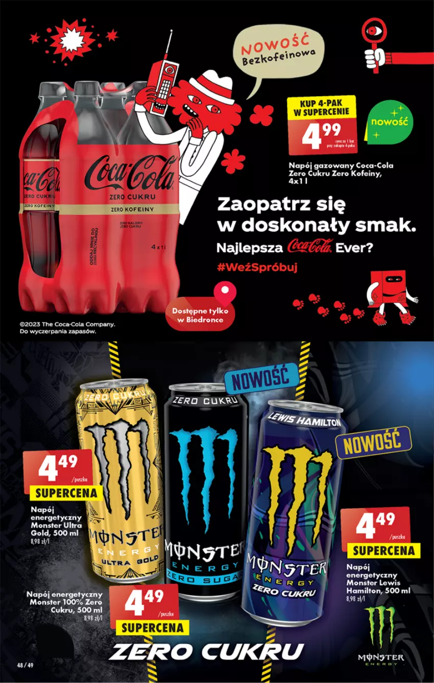 Gazetka promocyjna Biedronka - ważna 09.03 do 15.03.2023 - strona 48 - produkty: Coca-Cola, Napój, Napój gazowany