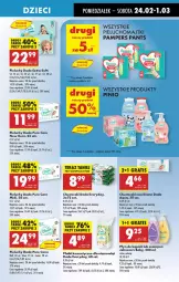 Gazetka promocyjna Biedronka - Od Poniedziałku - Gazetka - ważna od 01.03 do 01.03.2025 - strona 67 - produkty: Płyn do kąpieli, Pur, Johnson's, Pampers, Pieluchy, Majtki, Dada, Leon, Johnson's Baby, Chusteczki, Płatki kosmetyczne, Szampon, Pieluchomajtki