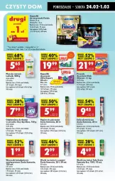 Gazetka promocyjna Biedronka - Od Poniedziałku - Gazetka - ważna od 01.03 do 01.03.2025 - strona 69 - produkty: Piec, Ludwik, Papier, Finish, Worki na śmieci, Proszek do prania, Odplamiacz, Vizir, Worki na śmiec, Danio, Zmywarki, Papier do pieczenia, Folia aluminiowa, Fa