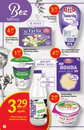 Gazetka promocyjna Delikatesy Centrum - Gazetka DC01 - Gazetka - ważna od 12.01 do 12.01.2022 - strona 18 - produkty: Serek wiejski, Jogurt naturalny, Ser, Twaróg, Favita, Piątnica, Jogurt, Mlekovita, Activia, Serek, Twaróg półtłusty, Gouda, Mleko, Fa