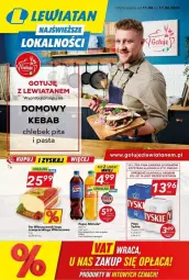 Gazetka promocyjna Lewiatan - Gazetka - ważna od 17.04 do 17.04.2024 - strona 1 - produkty: Piwa, Piwo, Ser, Gra, Włoszczowski, Cars, Mirinda, Tyskie, Pepsi, Chleb, Kebab