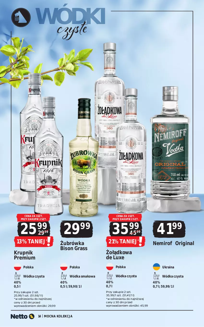 Gazetka promocyjna Netto - Netto_MK_03/25 - ważna 01.03 do 31.03.2025 - strona 14 - produkty: Gin, Gra, Krupnik, Wódka