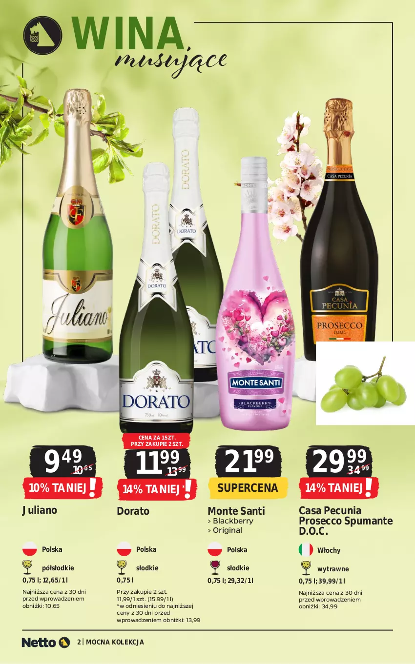 Gazetka promocyjna Netto - Netto_MK_03/25 - ważna 01.03 do 31.03.2025 - strona 2 - produkty: Gin, Lack, Monte, Monte Santi, Mus, Prosecco, Puma