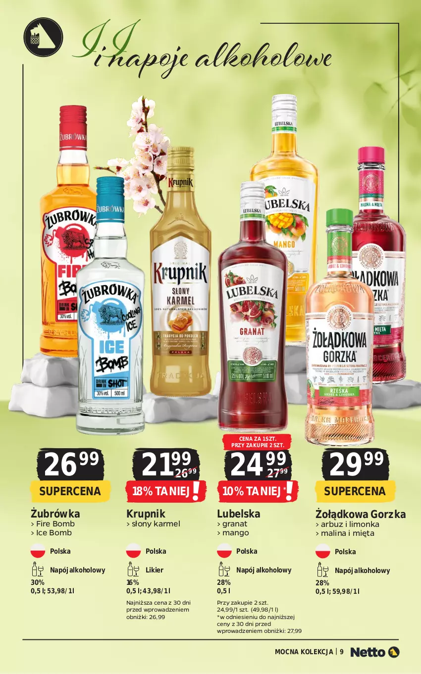 Gazetka promocyjna Netto - Netto_MK_03/25 - ważna 01.03 do 31.03.2025 - strona 9 - produkty: Arbuz, Gra, Granat, Krupnik, Likier, Limonka, Mango, Mięta, Napój, Napoje