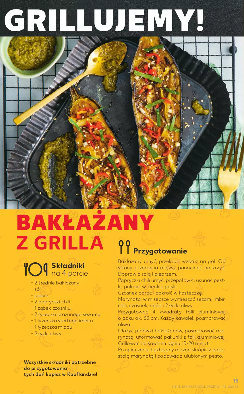 Gazetka promocyjna Kaufland - OFERTA TYGODNIA - ważna 12.05 do 18.05.2022 - strona 15 - produkty: Czosnek, Grill, Imbir, Kawa, Miód, Pesto, Piec, Pieprz, Por, Sezam, Sól, Wałek