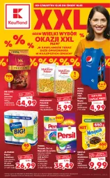 Gazetka promocyjna Kaufland - OFERTA TYGODNIA - Gazetka - ważna od 18.05 do 18.05.2022 - strona 1 - produkty: Makaron, Mus, 7up, Pepsi max, Papier, Kawa ziarnista, Persil, Mirinda, Kawa, Tera, Papier toaletowy, Pepsi, Napój gazowany, Danio, Kapsułki do prania, Napój, Nestlé