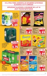 Gazetka promocyjna Kaufland - OFERTA TYGODNIA - Gazetka - ważna od 18.05 do 18.05.2022 - strona 37 - produkty: Piwa, Piwo, Piec, Ser, Lajkonik, Gra, Orzeszki, Beskidzki, Chipsy, Crunchips, Felix, Aksam, Orzeszki ziemne, Krakersy