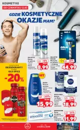 Gazetka promocyjna Kaufland - OFERTA TYGODNIA - Gazetka - ważna od 18.05 do 18.05.2022 - strona 40 - produkty: Nivea Men, Old Spice, Dezodorant, Pasta do zębów, Pianka do golenia, Woda po goleniu, Szynka, Gillette, Maszynka, Maszynka do golenia, Woda, Waga, Mach3, Sensodyne, Nivea