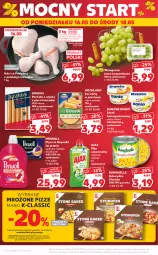 Gazetka promocyjna Kaufland - OFERTA TYGODNIA - Gazetka - ważna od 18.05 do 18.05.2022 - strona 56 - produkty: Kurczak, Krakus, Ser, Ajax, Danone, Parówki, Parówki z szynki, Bonduelle, Produkty mrożone, Serek homogenizowany, Serek, Winogrona, Hochland, Perwoll, Danio, Kapsułki do prania, Wino, Waga, Kukurydza
