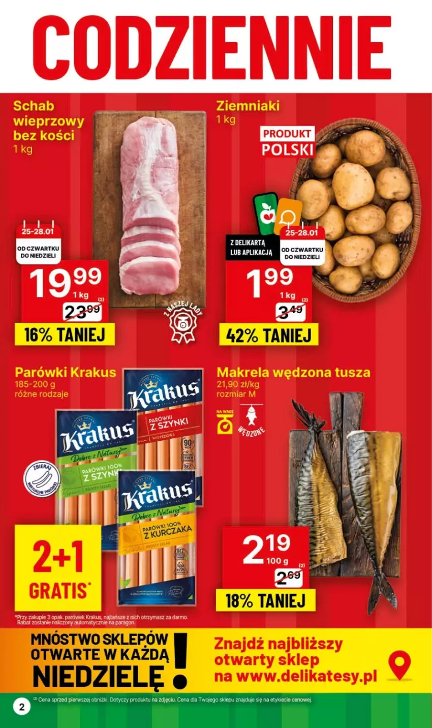 Gazetka promocyjna Delikatesy Centrum - Dyskontowe ceny w Delikatesach Centrum - ważna 25.01 do 31.01.2024 - strona 2