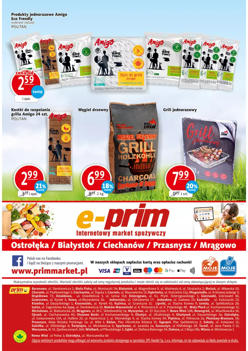 Gazetka promocyjna Prim Market - Gazetka - ważna 27.05 do 02.06.2021 - strona 16 - produkty: Fa, Grill, LG, Sok