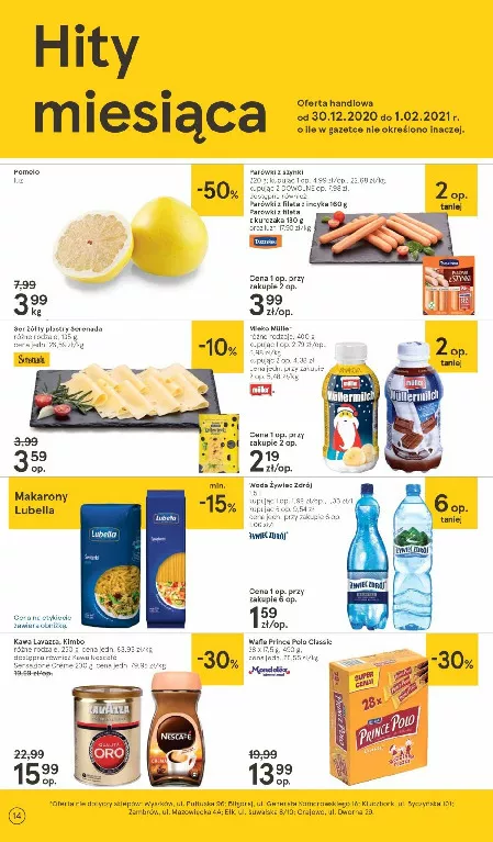 Gazetka promocyjna Tesco - Nowy Rok - ważna 01.01 do 05.01.2021 - strona 14