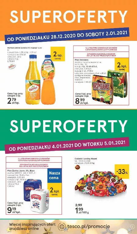 Gazetka promocyjna Tesco - Nowy Rok - ważna 01.01 do 05.01.2021 - strona 3