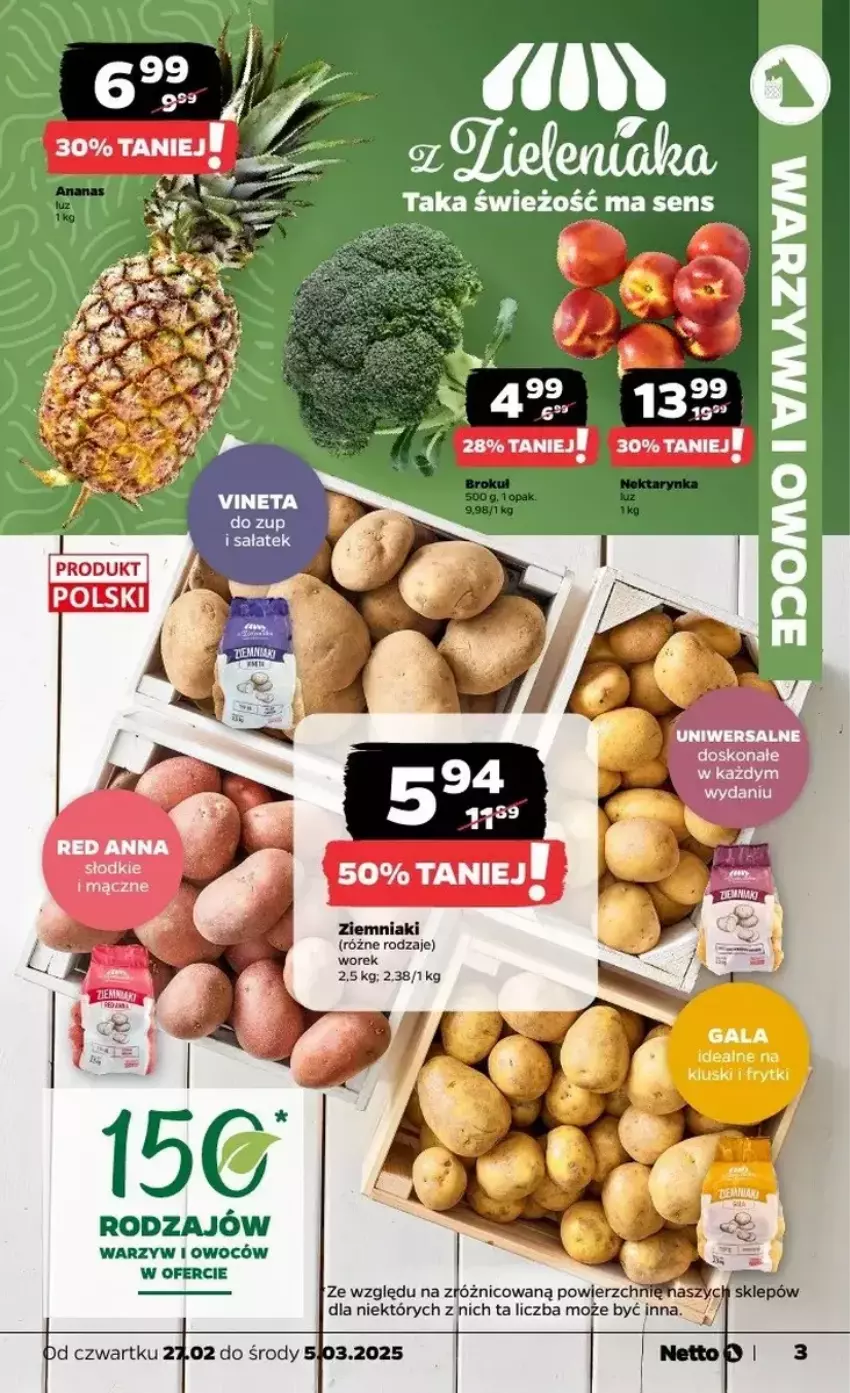 Gazetka promocyjna Netto - ważna 27.02 do 05.03.2025 - strona 10 - produkty: Fa, Ziemniaki