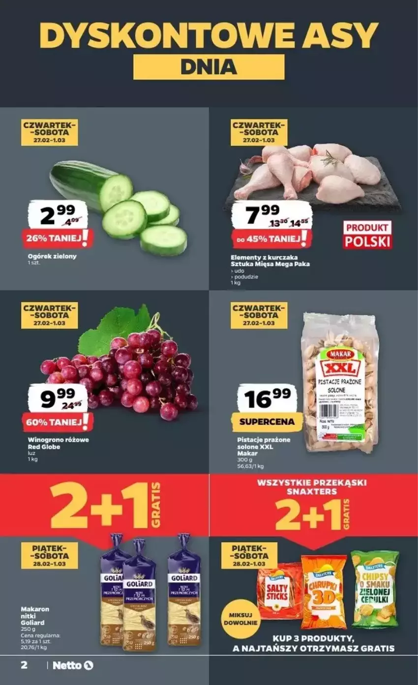 Gazetka promocyjna Netto - ważna 27.02 do 05.03.2025 - strona 12 - produkty: Gra, Kurczak, Lalka, Pistacje, Wino