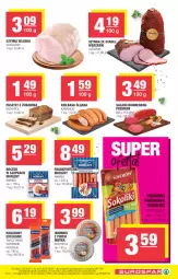 Gazetka promocyjna Spar - EuroSpar - Gazetka - ważna od 22.02 do 22.02.2023 - strona 9 - produkty: Hummus, Sok, Mus, Salami, Sokołów, Bell, Pasztet, Szynka, Tarczyński, Morliny, Boczek, Frankfurterki, Kabanos, Kiełbasa, Olewnik, Kiełbasa śląska