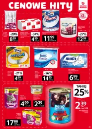 Gazetka promocyjna Selgros - Oferta spożywcza - Gazetka - ważna od 21.09 do 21.09.2022 - strona 25 - produkty: Gin, Papier, Whiskas, Papier toaletowy, Cleanic, Ręcznik, Rolki, Gourmet Gold, Mola, Foxy